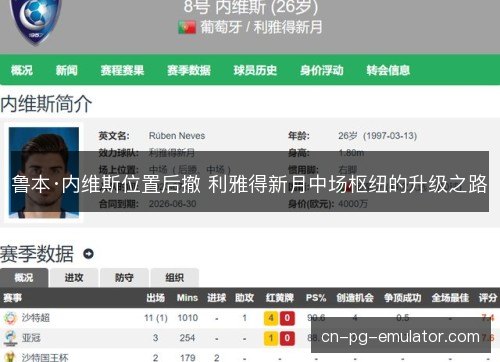 鲁本·内维斯位置后撤 利雅得新月中场枢纽的升级之路